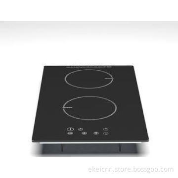 CE Certificate 2 Zone Super Thin Double Burner Induction Co